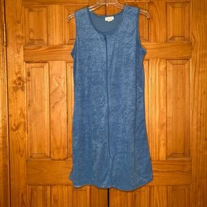 NWOT Vintage CW Classics Sleeveless Zippered Nightgown Housecoat Size L